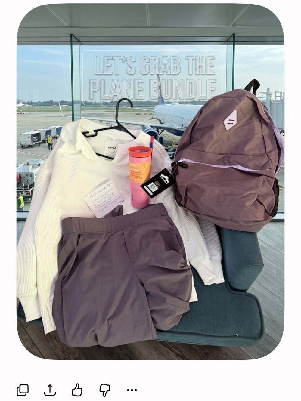 Let's grab the plane bundle owala athleta arie and nwt backpack 4pc
